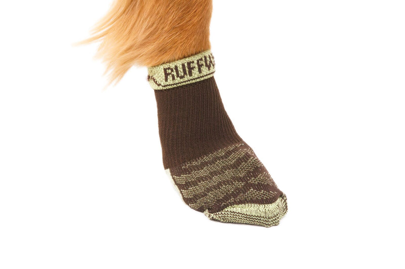 Bark'n Boot Socks Earth Brown